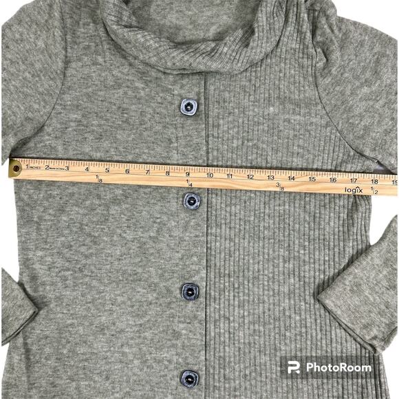 Nwt MICHAEL TYLER Green Long Sleeve Button Sweater Top Blouse Soft New Sz Ps - Picture 6 of 10